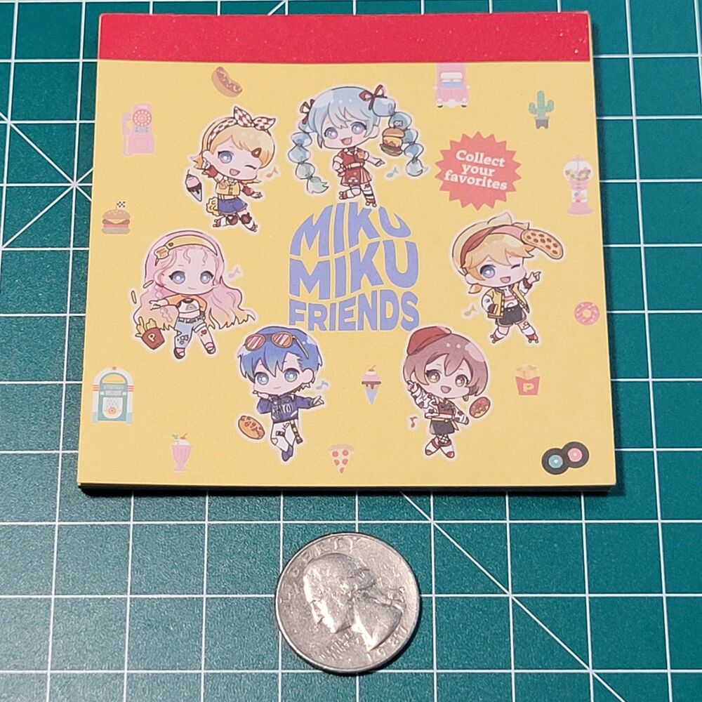 Piapro Characters - Hatsune Miku Miku Friends Diner Memo Pad